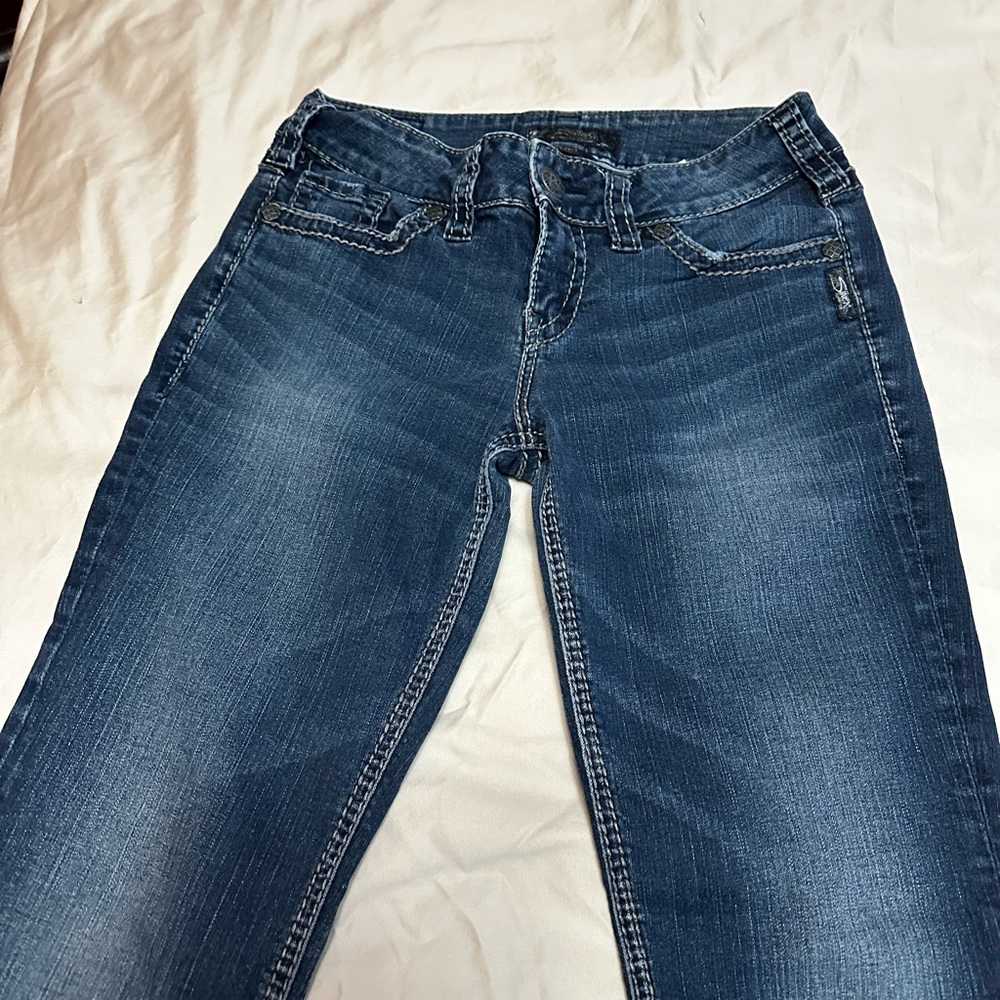 Silver Suki Bootcut Jeans 27 x 33